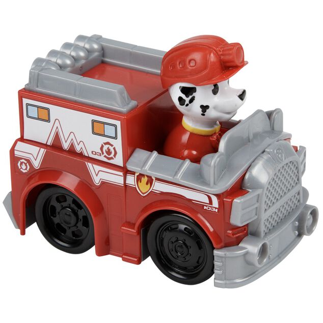 V&eacute;hicule secours mini PAT PATROUILLE en plastique