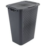 Coffre à linge 57L gris