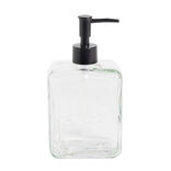 Distributeur à savon 500ml inscription Pure Soap en verre 4 coloris