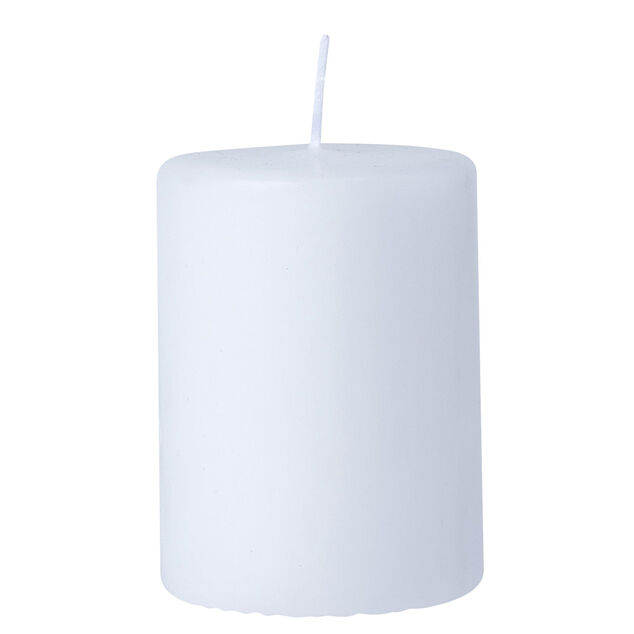 Bougie pilier blanche &Oslash;7xH10 cm