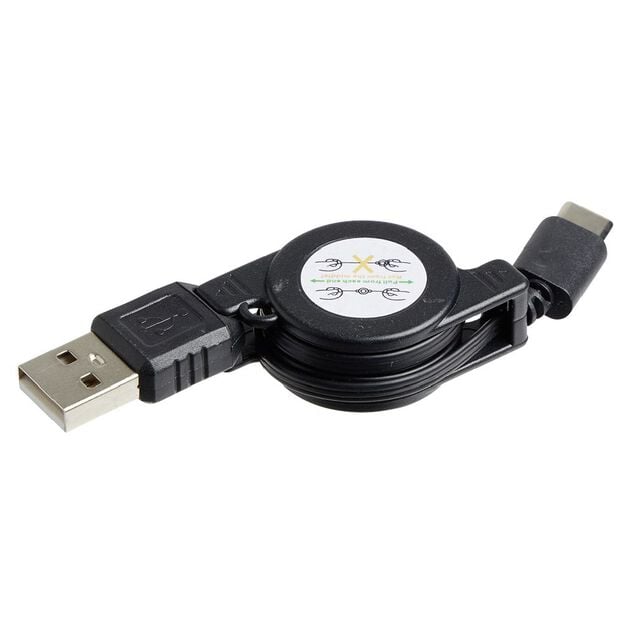C&acirc;ble USB r&eacute;tractable embout micro-usb