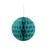 Suspension boule en papier vert