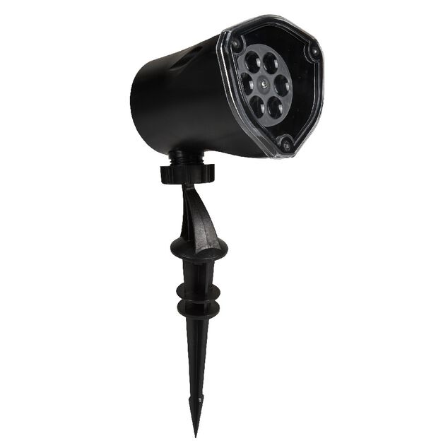 Projecteur ext&eacute;rieur LED No&euml;l inscription anim&eacute;e