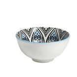Bol décor oriental porcelaine Ø11,5xH6cm