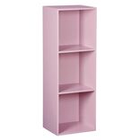 Structure Box Cube 3 cases 35,2x30x103,2cm bois rose