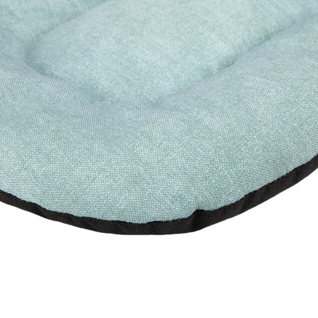 Couchage chien ou chat coton et polyester bleu 35x50cm