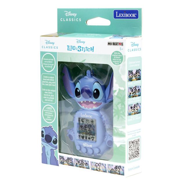Console de jeu Stitch &eacute;cran LCD plastique 15x12cm