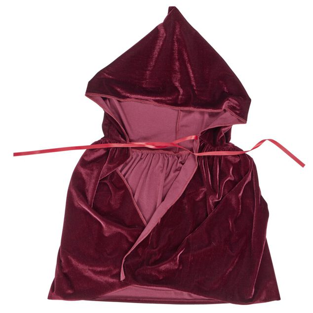 D&eacute;guisement femme Halloween cape avec capuche velours taille unique (2 mod&egrave;les)