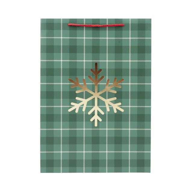 Sac cadeau No&euml;l th&egrave;me fantasia 33x10xH46cm (2 mod&egrave;les)