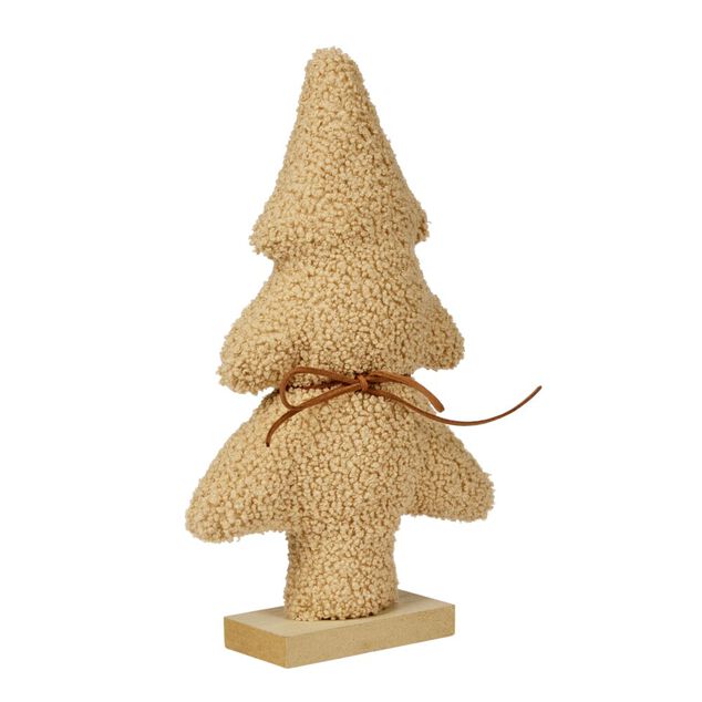 Sapin de No&euml;l &agrave; poser effet bouclette H30cm (3 mod&egrave;les)