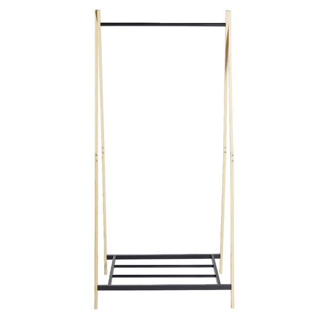 Portant bambou et tablette 75x44xH160cm