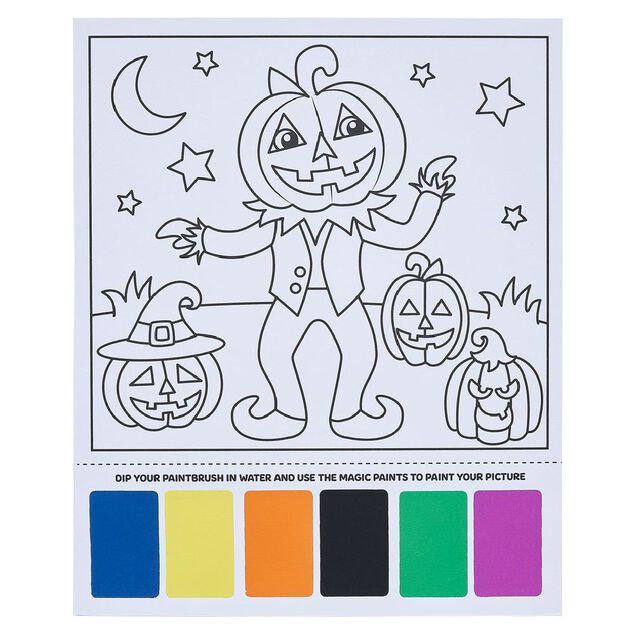 Peinture magique motif Halloween