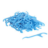 Lot 50 bâtons de fil dentaire avec manche ergonomique