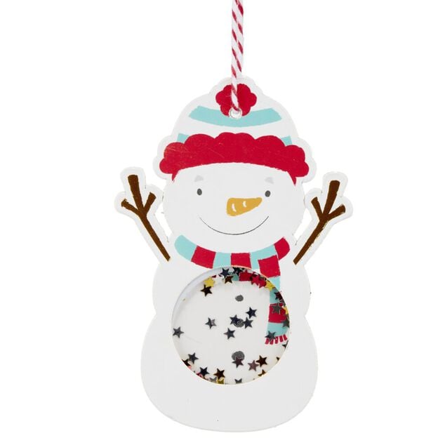 &Eacute;tiquette cadeaux de No&euml;l shaker x8
