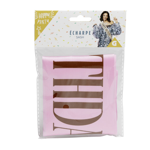 Écharpe anniversaire Happy Birthday L160cm (2 modèles)