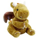 Peluche dragon polyester 19x15cm