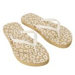 Tongs femme &agrave; motifs 36 &agrave; 41 (2 mod&egrave;les l&eacute;opard ou floral)