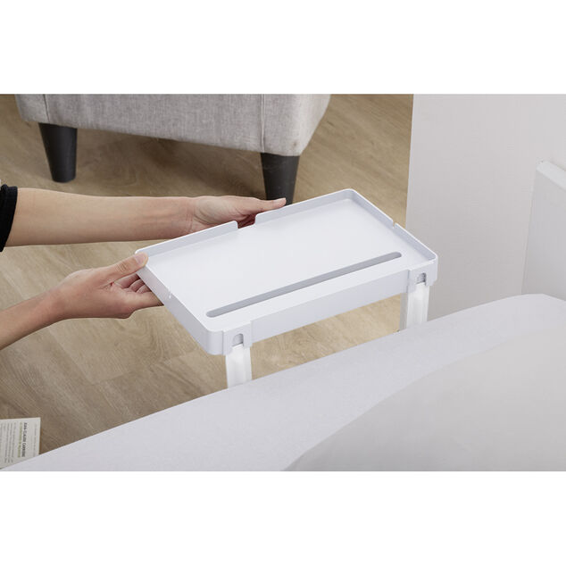 Support tablette multifonction blanc