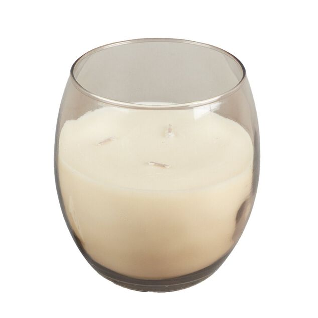 Bougie parfum&eacute;e dans verre senteur cachemire 36H