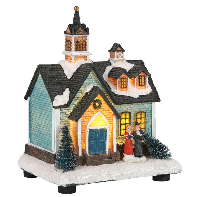 Maison lumineuse miniature 2 LED