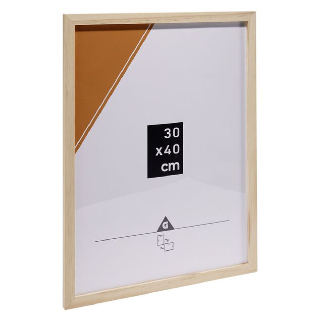 Cadre photo bois 32x42cm pour photo 30x40cm