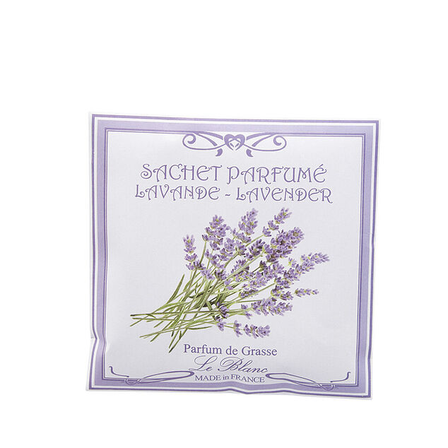 Sachet parfum&eacute; senteur lavande parfum de grasse Le Blanc