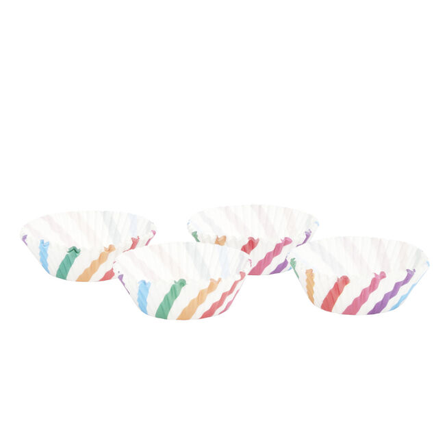 Lot de 80 moules &agrave; cake en papier sulfuris&eacute; &Oslash;7cm