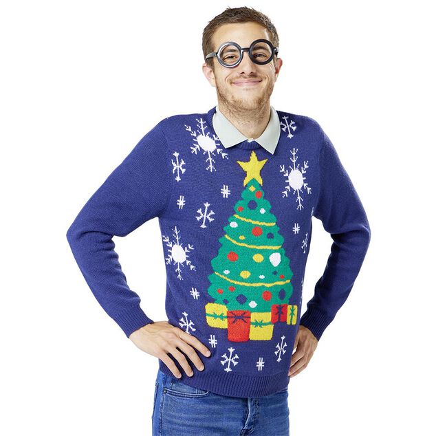 Pull de No&euml;l lumineux &agrave; led Adulte Taille M