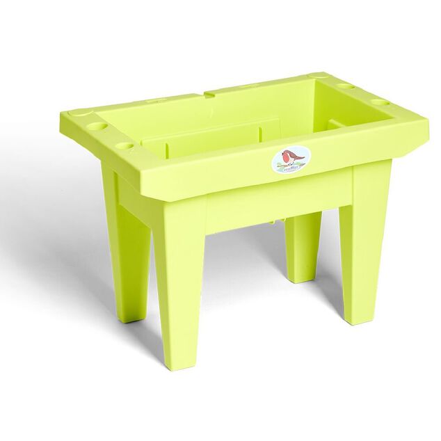 Jardini&egrave;re enfant plastique avec 11 accessoires 43xH31x27cm