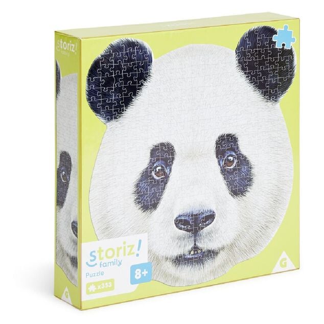 Puzzle enfant 353 pi&egrave;ces t&ecirc;te de panda
