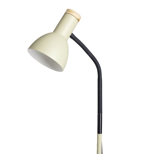 Lampadaire noir et vert sauge H150cm