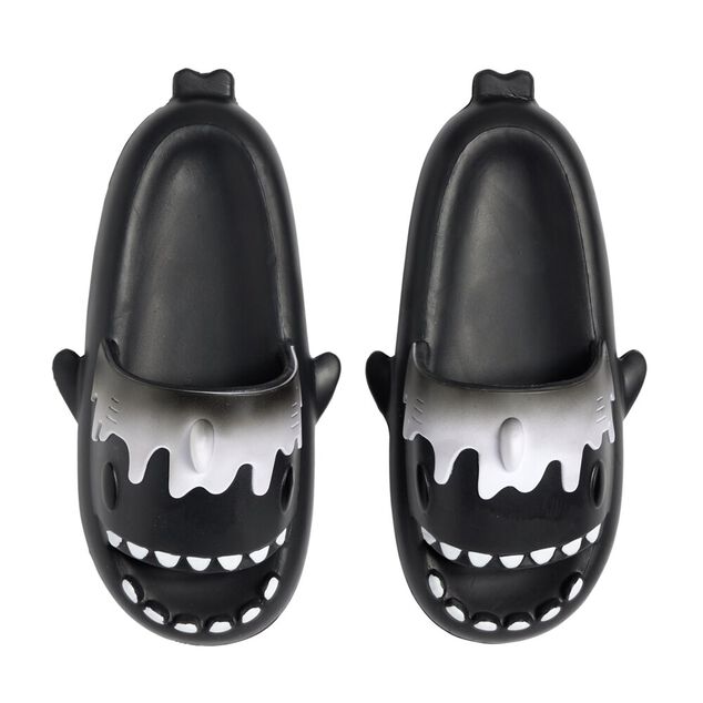 Chaussons requin plastique noir unisex T36 à 45