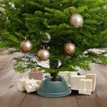 Pied de sapin plastique vert avec réservoir Ø38xH17cm