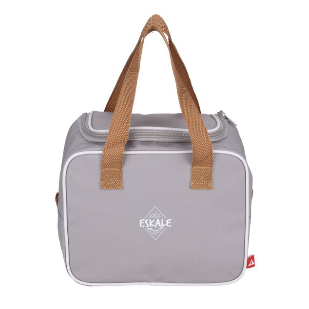 Sac isotherme fraîcheur 6L gris-beige 21x12xH15cm