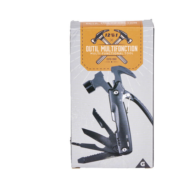 Outil multifonction 12en1 en m&eacute;tal