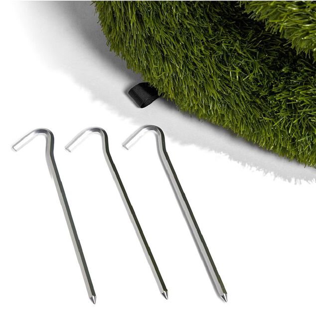 D&eacute;coration de jardin &agrave; poser gazon vert lapin 47x35xH54cm