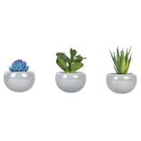 Magnet irisé déco plante artificielle