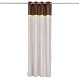 Rideau polycoton 140x240cm bicolore