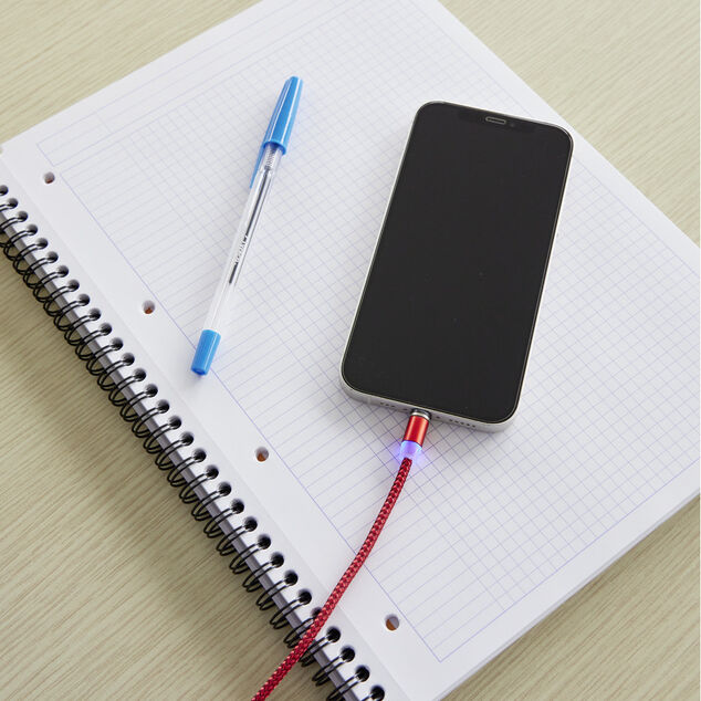 C&acirc;ble USB magn&eacute;tique 3en1 USB-C microUSB lightning 1m