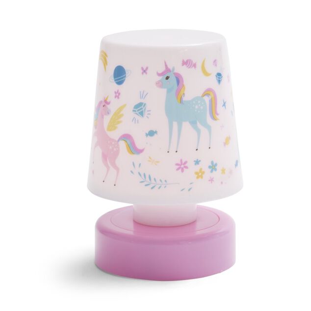 Veilleuse à LED licorne ou astronaute H11,5cm (2 modèles)
