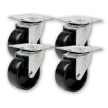 Roulette en métal Ø5cm 4 pièces