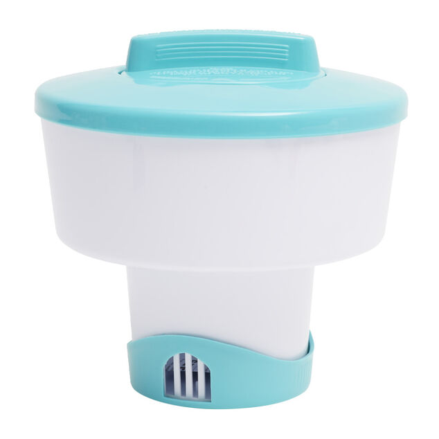 Diffuseur de traitement flottant blanc et bleu &Oslash;11,5xH17,5cm