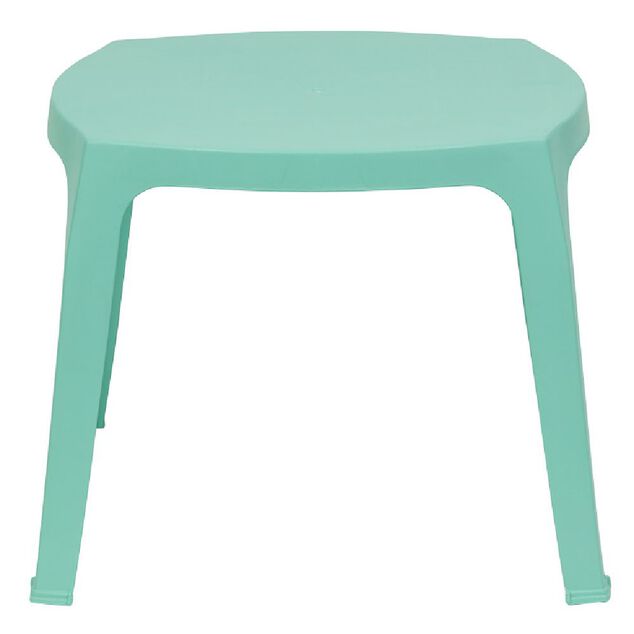 Table de jardin enfant bleu 56x51xH45cm