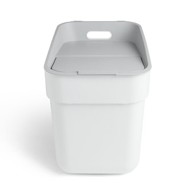 Poubelle de tri blanche 20L