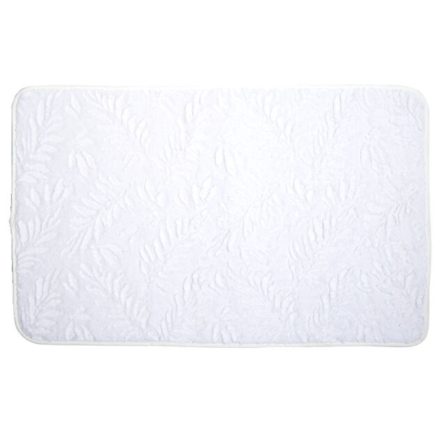 Tapis rectangulaire beige ou blanc 50x80cm