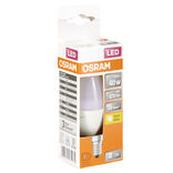 Ampoule LED E14 C35 blanc chaud Osram 4,9W=40W 470lms classe F