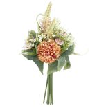 Piquet fleur artificielle &Oslash;25xH33cm rose et blanc