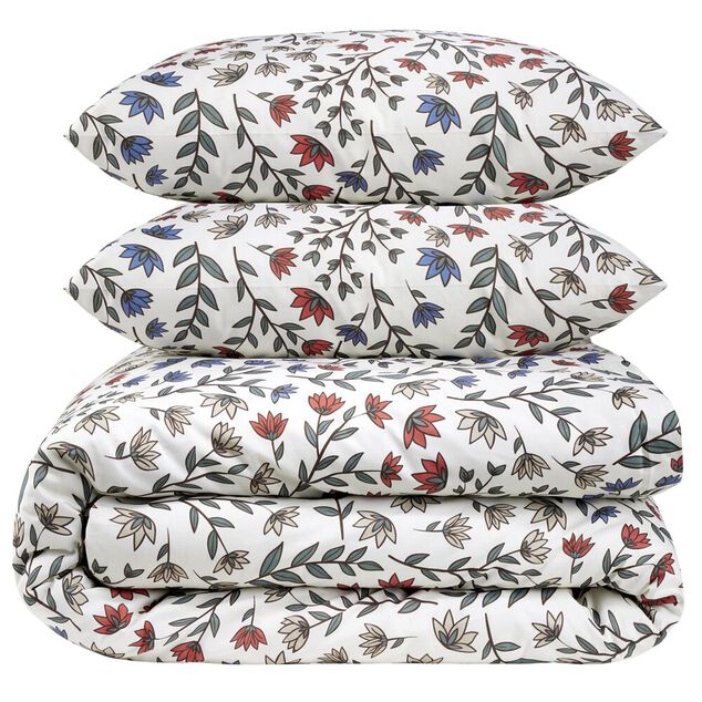 Parure de lit 140x200cm 1 personne micro lav&eacute;e motif imprim&eacute; 3 pi&egrave;ces (3 mod&egrave;les)