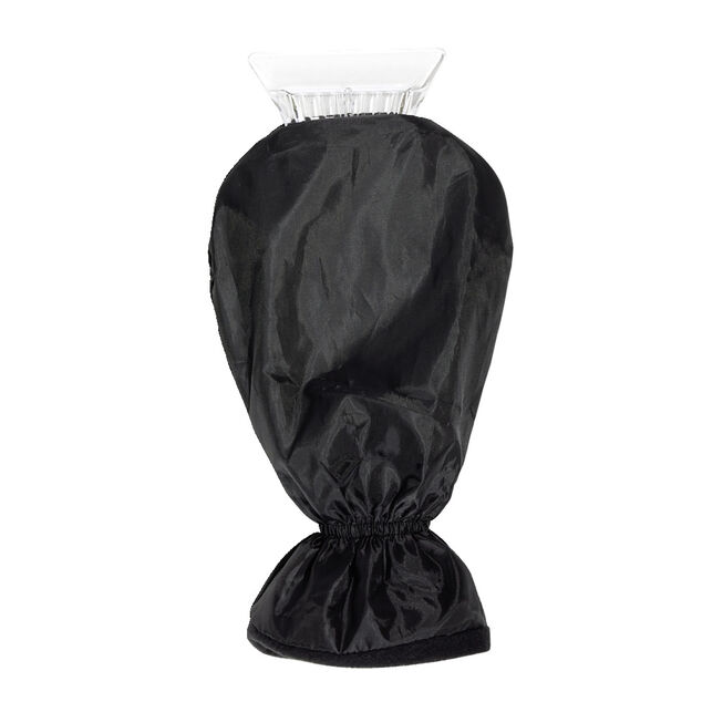 Gratte givre avec gant de protection noir