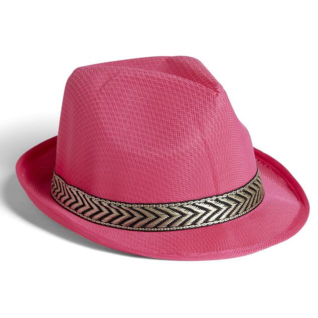 Chapeau fantaisie polyester flashy